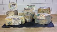 Delicious local blue cheeses